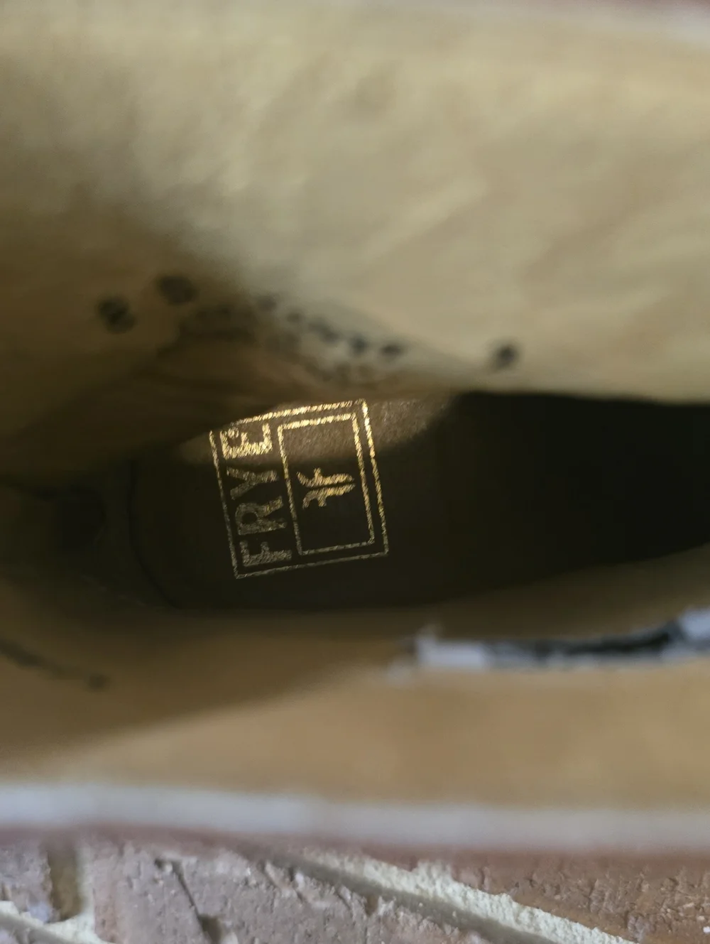 Frye brown leather